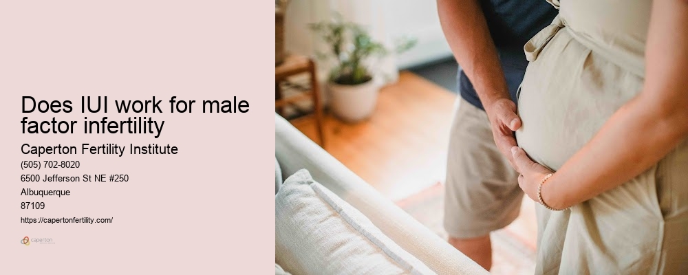 does IUI work for male factor infertility